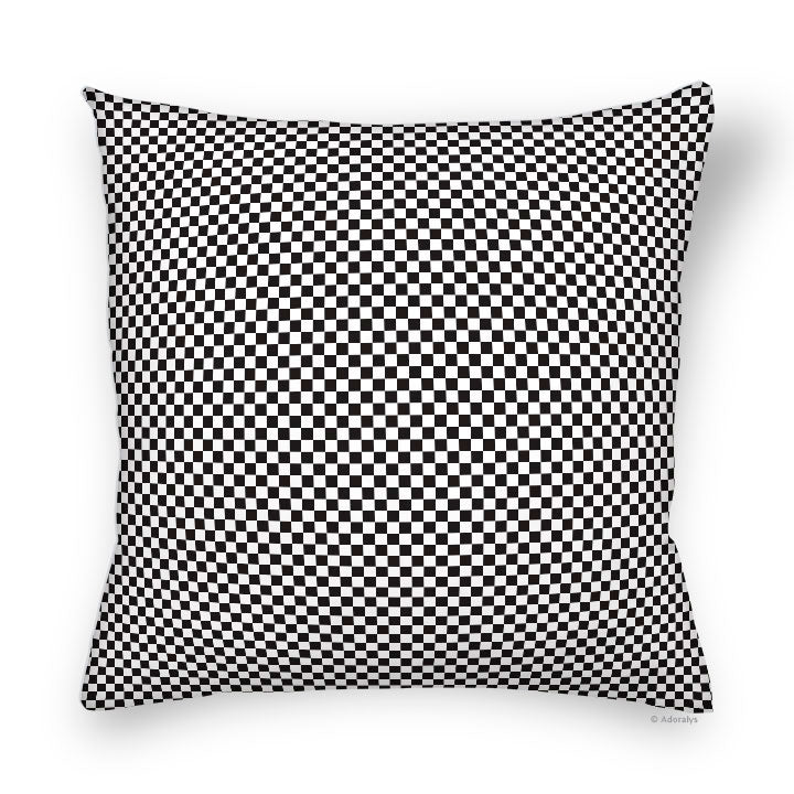 Cushion cover | Checkerboard - Black and white