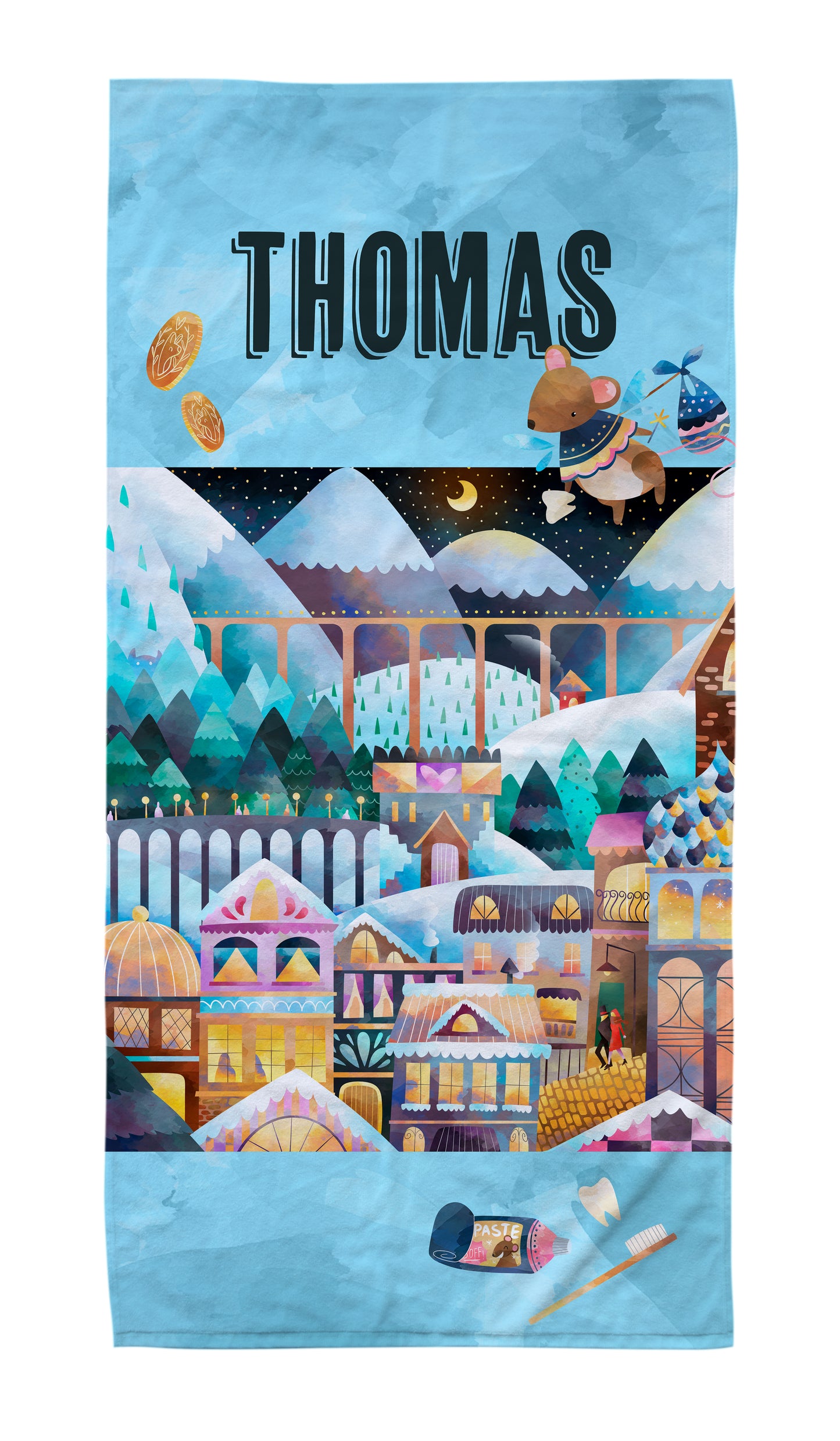 Serviette personnalisée | Fée des dents