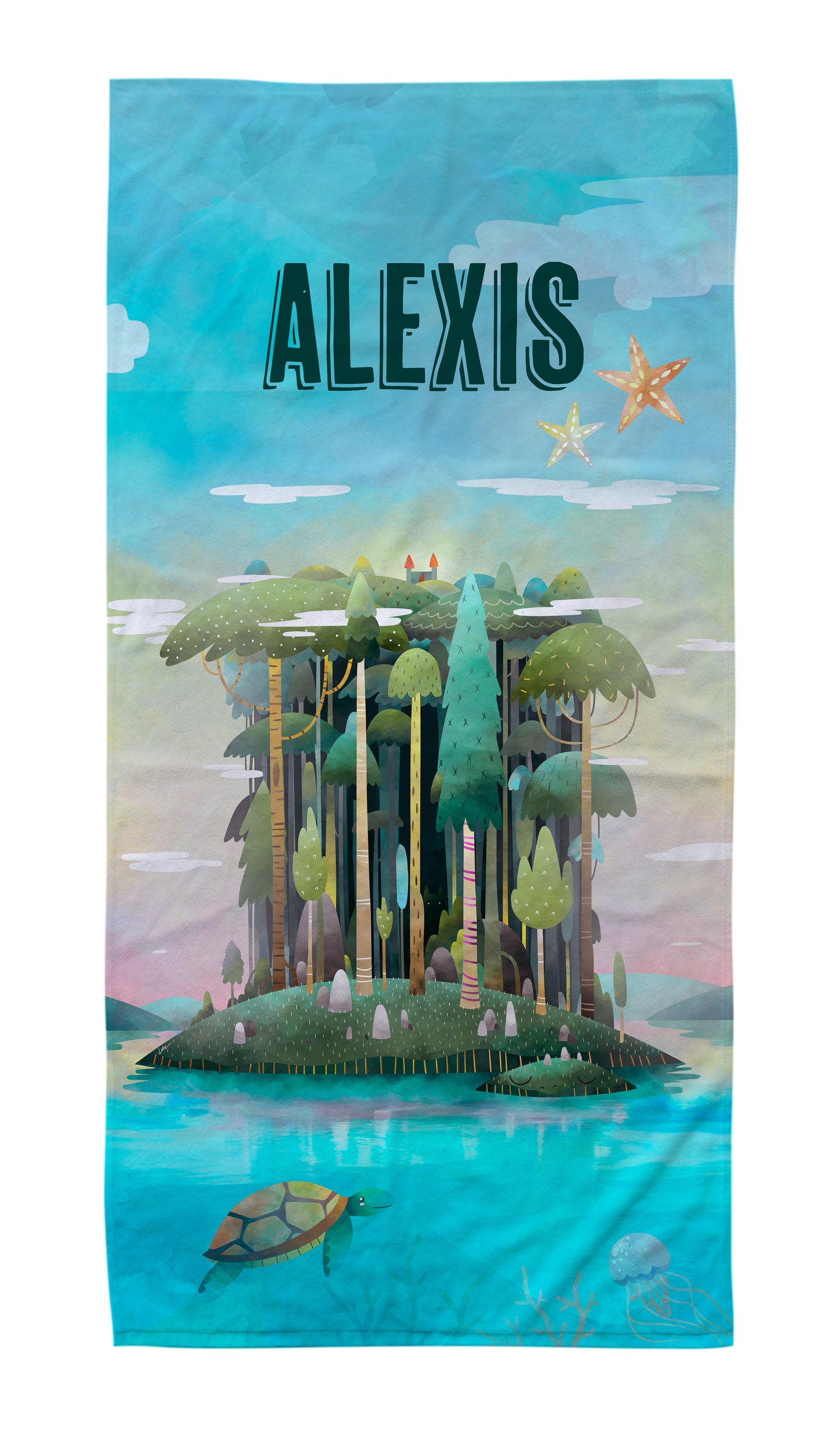 Serviette personnalisée | Île déserte