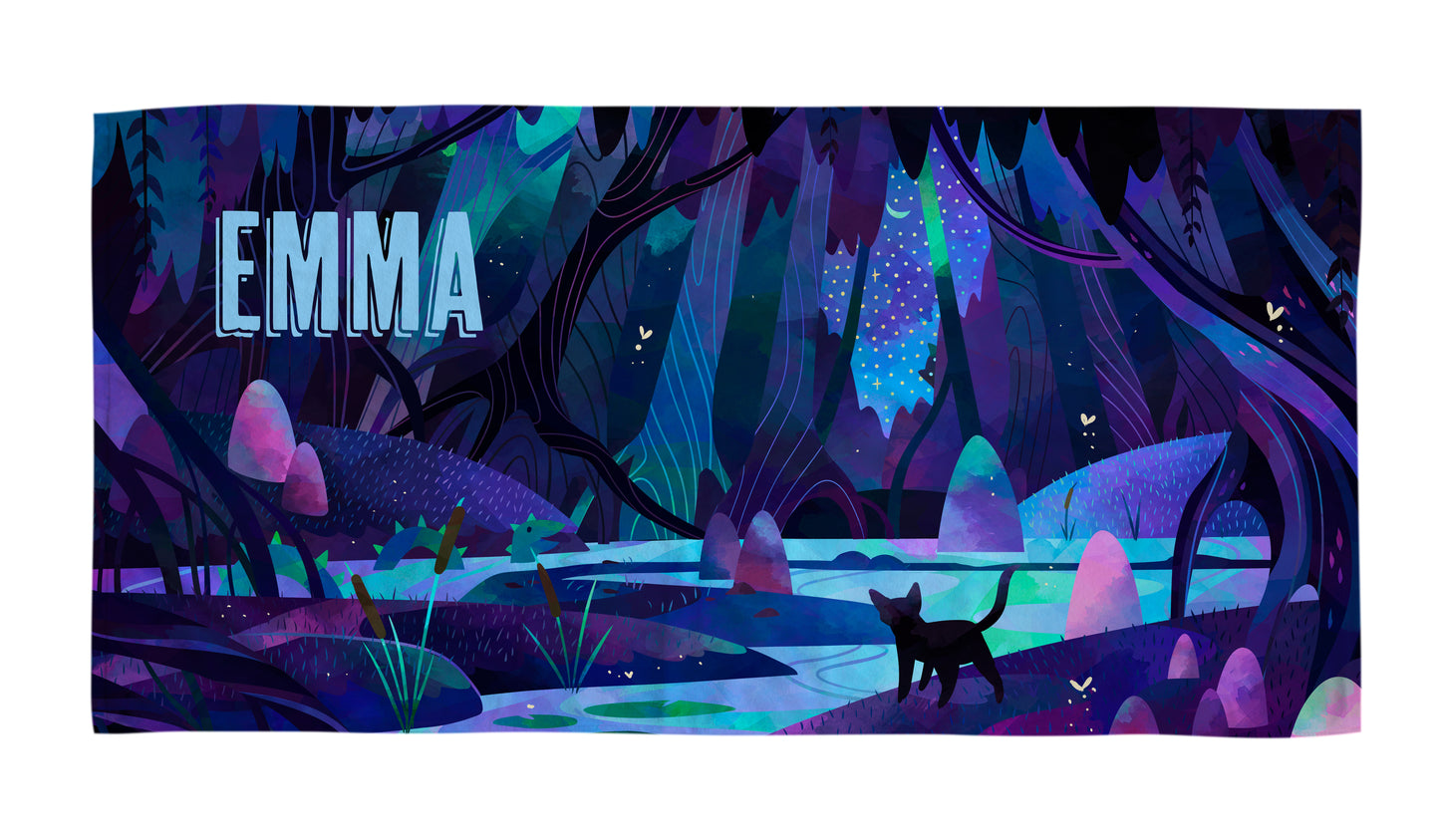 Serviette personnalisée | Forêt magique