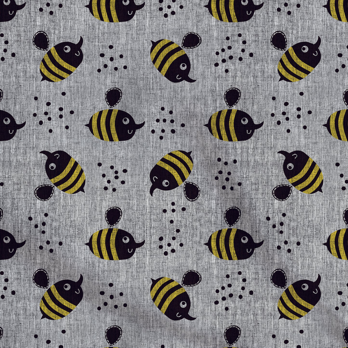 Fabrics | Bees with textured background