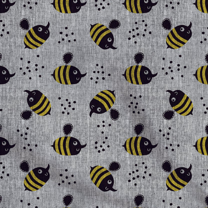 Fabrics | Bees with textured background