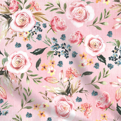 Tissus | Roses roses