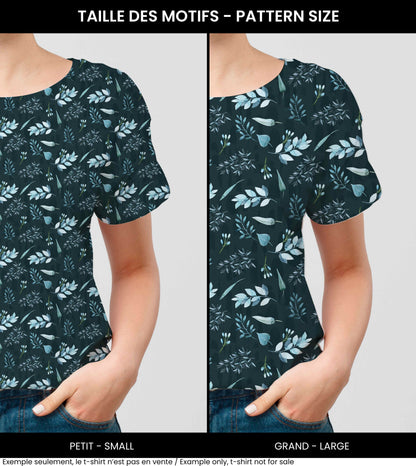 Fabrics | Blue foliage