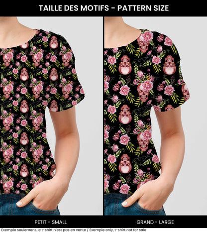 Fabrics | Skulls and Flowers