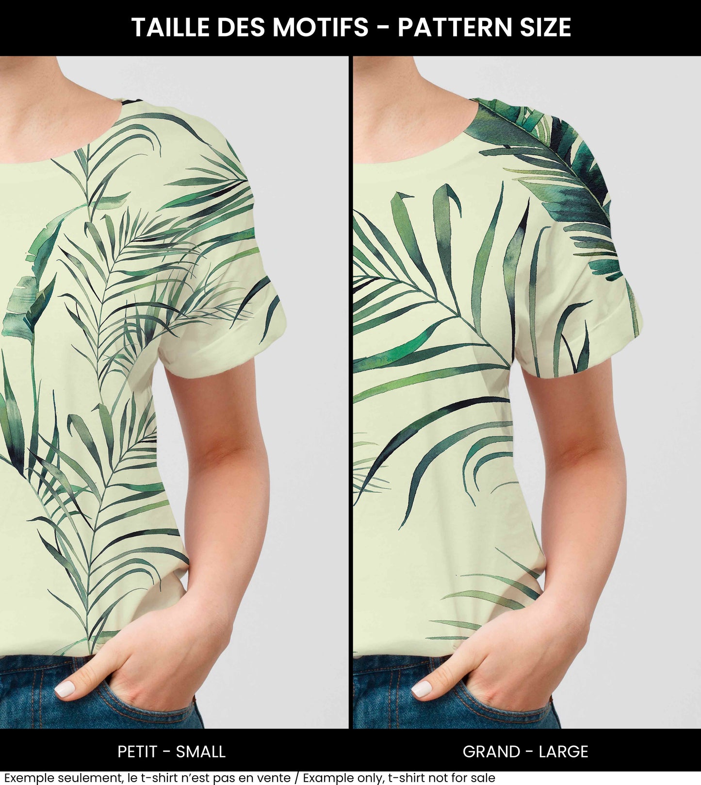 Tissus | Feuillage exotique en aquarelle