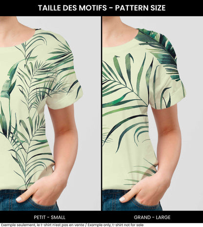 Tissus | Feuillage exotique en aquarelle