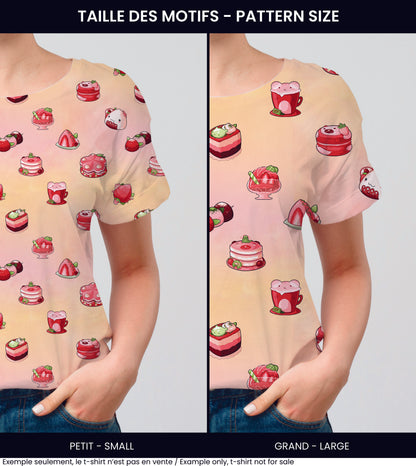 Tissus | Dessert de fraises