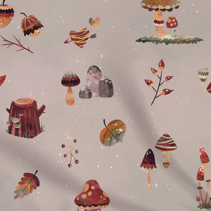 Fabrics | Forest Mushrooms
