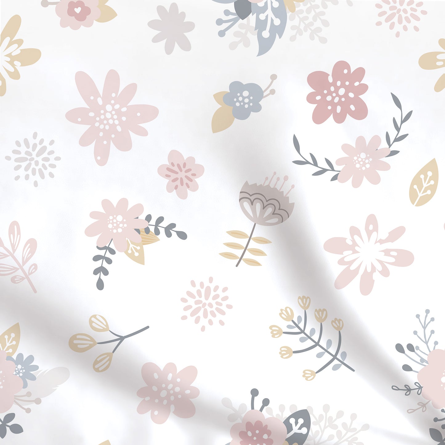 Fabrics | Soft pink flowers