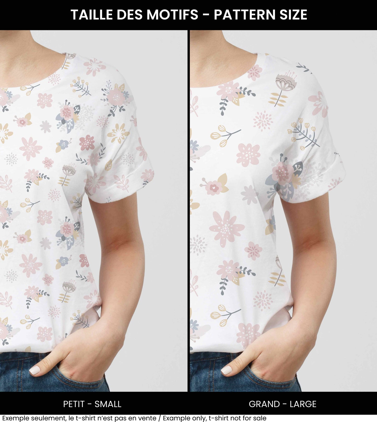 Fabrics | Soft pink flowers