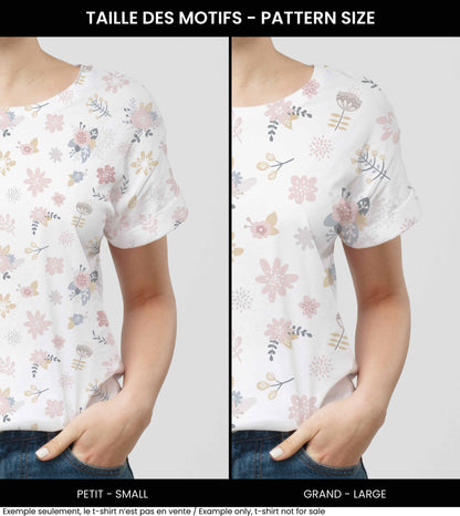 Fabrics | Soft pink flowers