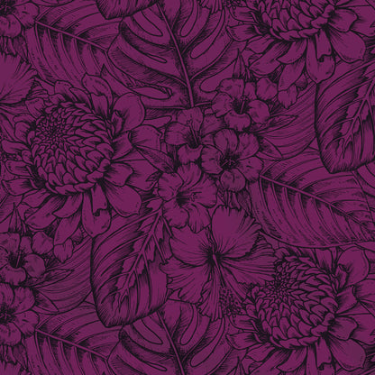 Fabrics | Tropical Escape Fuchsia