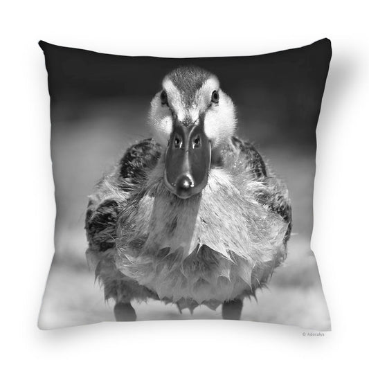 Cushion cover | Duck - Black and white