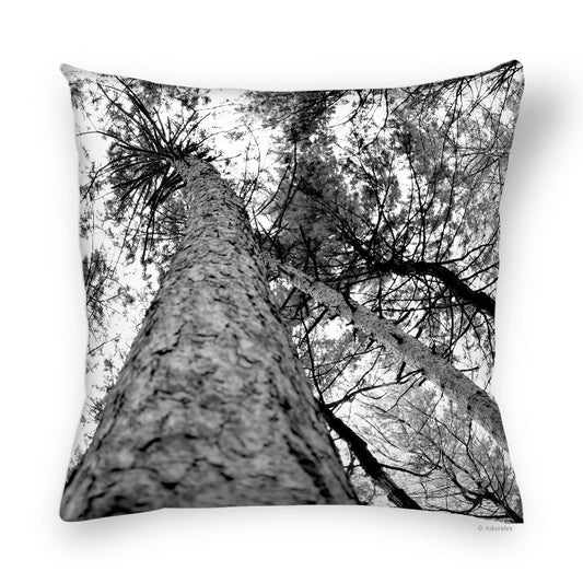 Cushion cover | In the woods - Black and white