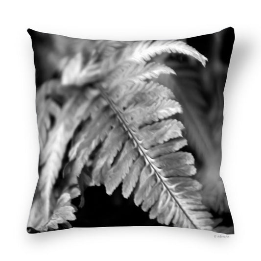 Cushion cover | Foliage - Black and white