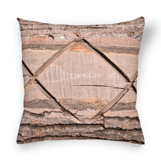 Cushion cover | Carved wood - Colors
