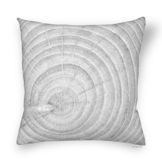 Cushion Cover | Wooden Log - Black and White