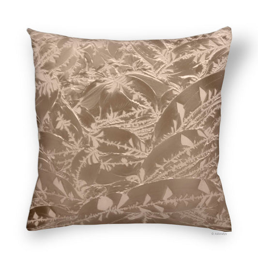 Cushion cover | Ice crystals - Brown