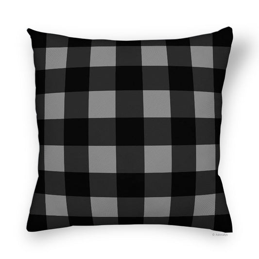 Cushion cover | Checkered 1 - Grey