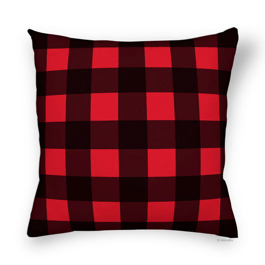 Cushion cover | Checkered 1 - Red