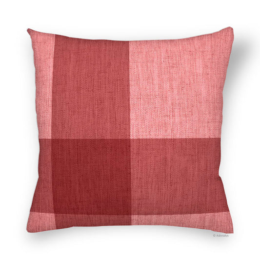 Cushion cover | Large stripes - Red