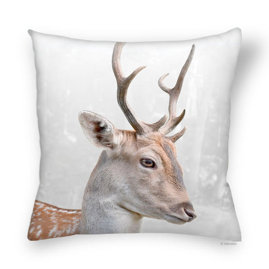 Cushion cover | Deer in profile - Colors