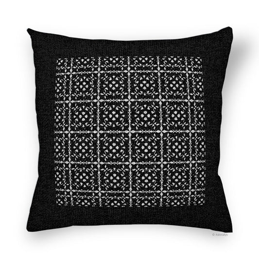 Cushion cover | Little stars - Black and white