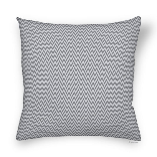 Cushion cover | Small chevrons - Grey