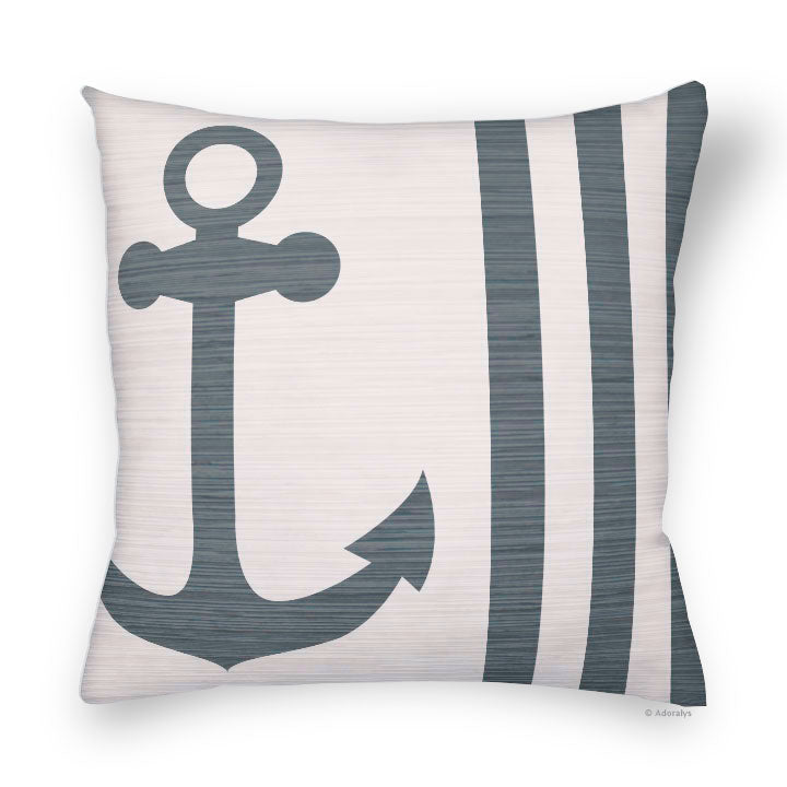 Cushion cover | Anchor - Gray