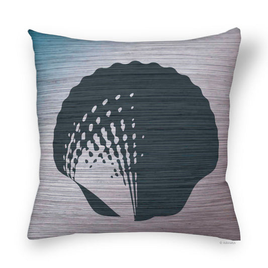 Cushion cover | Large shell - Gray
