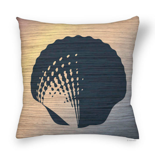 Cushion cover | Large shell - Yellow