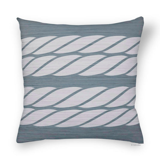 Cushion cover | Sea rope - Grey