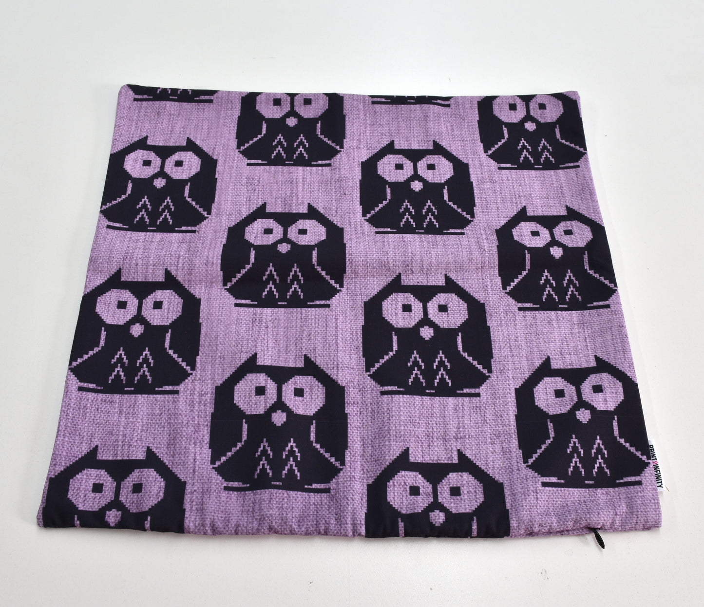 18x18 Cushion Cover - Canvas | Pixel Owls
