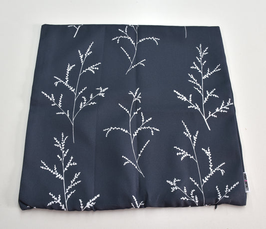 Cushion cover 18x18 - Crepe | Branches - Grey