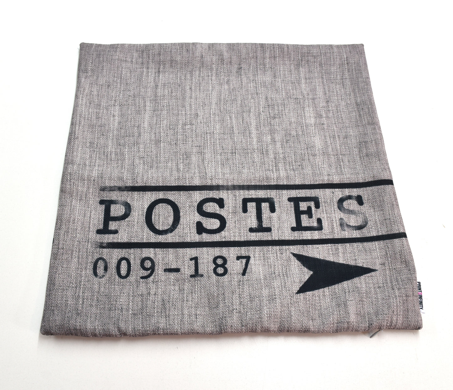 Cushion cover 18x18 - Polycube | Posts - Grey