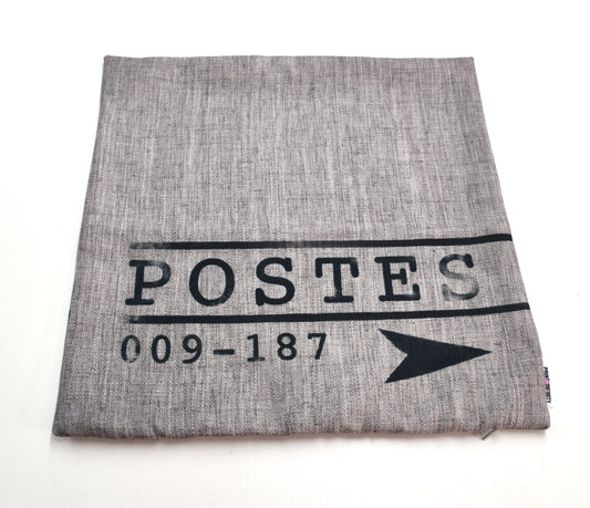 Cushion cover 18x18 - Polycube | Posts - Grey