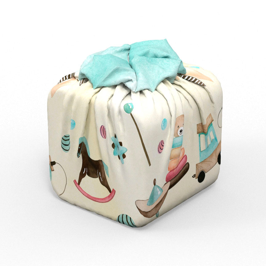 Emballage cadeau réutilisable | Jouets de bébé