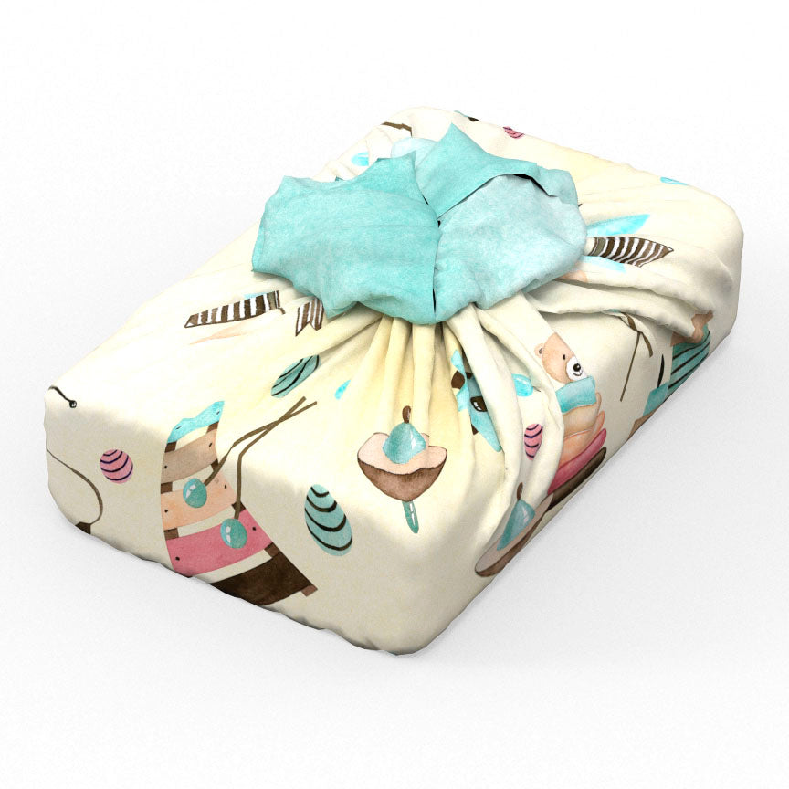 Emballage cadeau réutilisable | Jouets de bébé