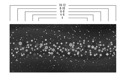 Tablecloth | Snowflakes - Grey