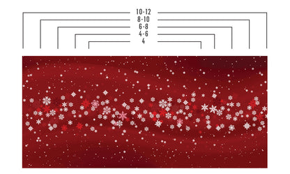 Tablecloth | Snowflakes - Red