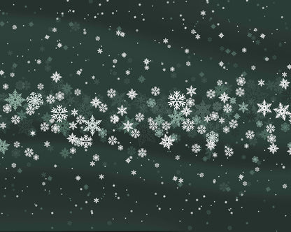 Tablecloth | Snowflakes - Green