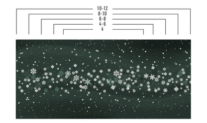 Tablecloth | Snowflakes - Green