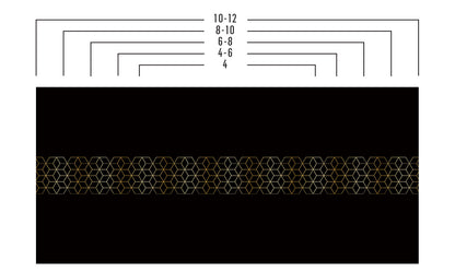 Tablecloth | Golden Geometry - Black