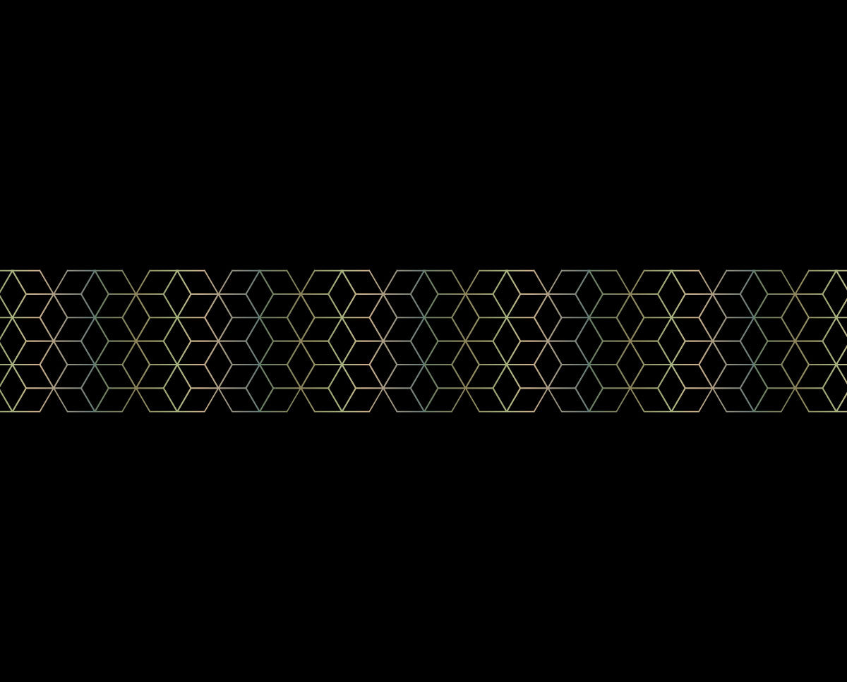 Tablecloth | Multicolored Geometry - Black