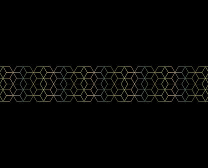 Tablecloth | Multicolored Geometry - Black