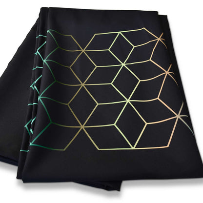 Tablecloth | Multicolored Geometry - Black