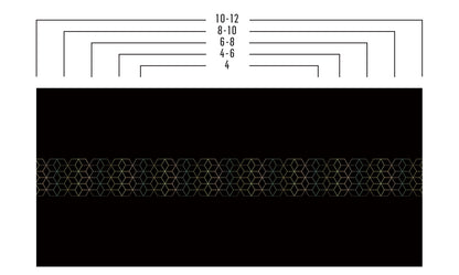 Tablecloth | Multicolored Geometry - Black