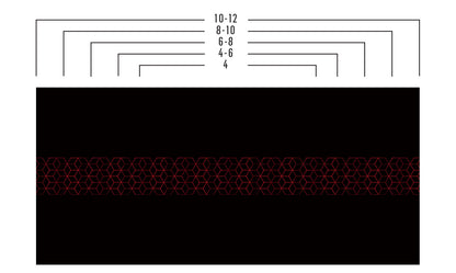 Tablecloth | Red - Black Geometry
