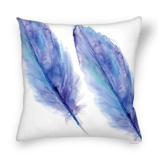 Cushion cover | Feather duo - Mauve